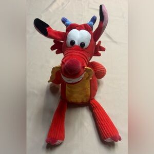 Scentsy Buddy Disney Rare Mulan Mushu Dragon Plush Only 18” Tall